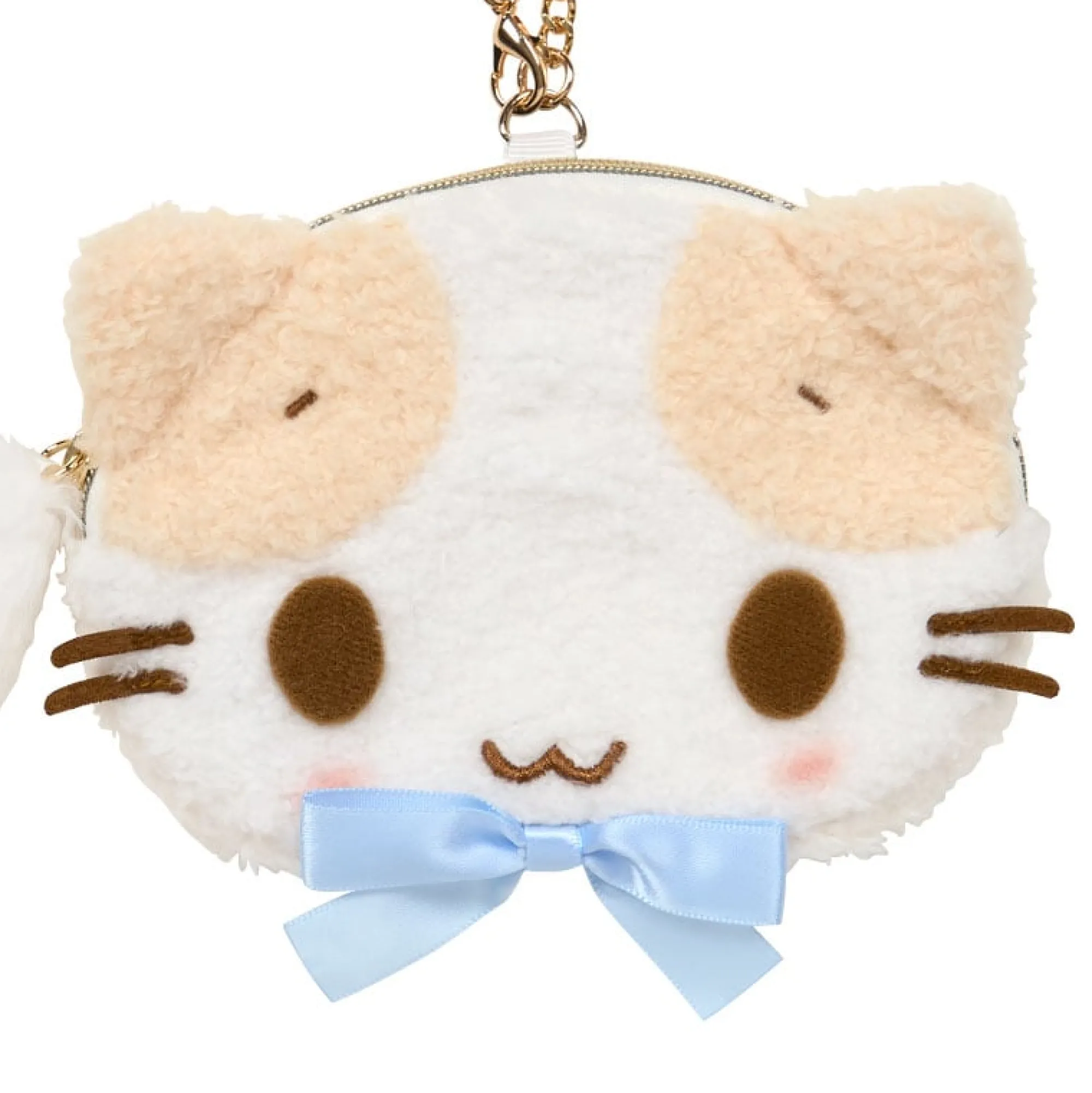 Japan Original Masyumaro Plush Mini Face Pouch (Sanrio Cat Club Series)