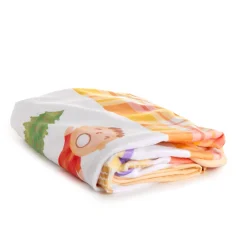 Global Original Minna No Tabo Lap Blanket (Orange Plaid Series)