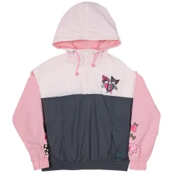 Loungefly My Melody & Kuromi x Half-Zip Unisex Windbreaker Jacket