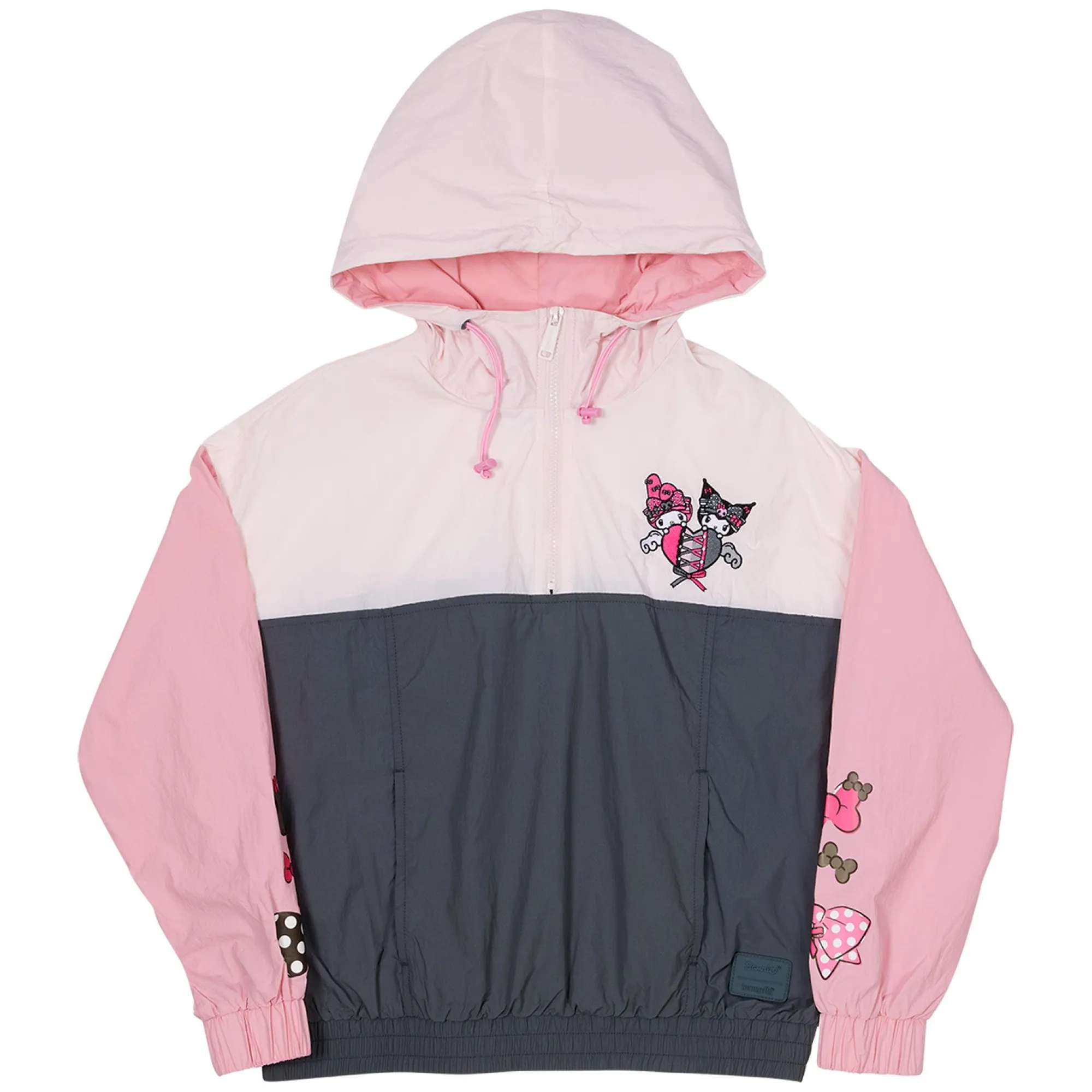 Loungefly My Melody & Kuromi x Half-Zip Unisex Windbreaker Jacket