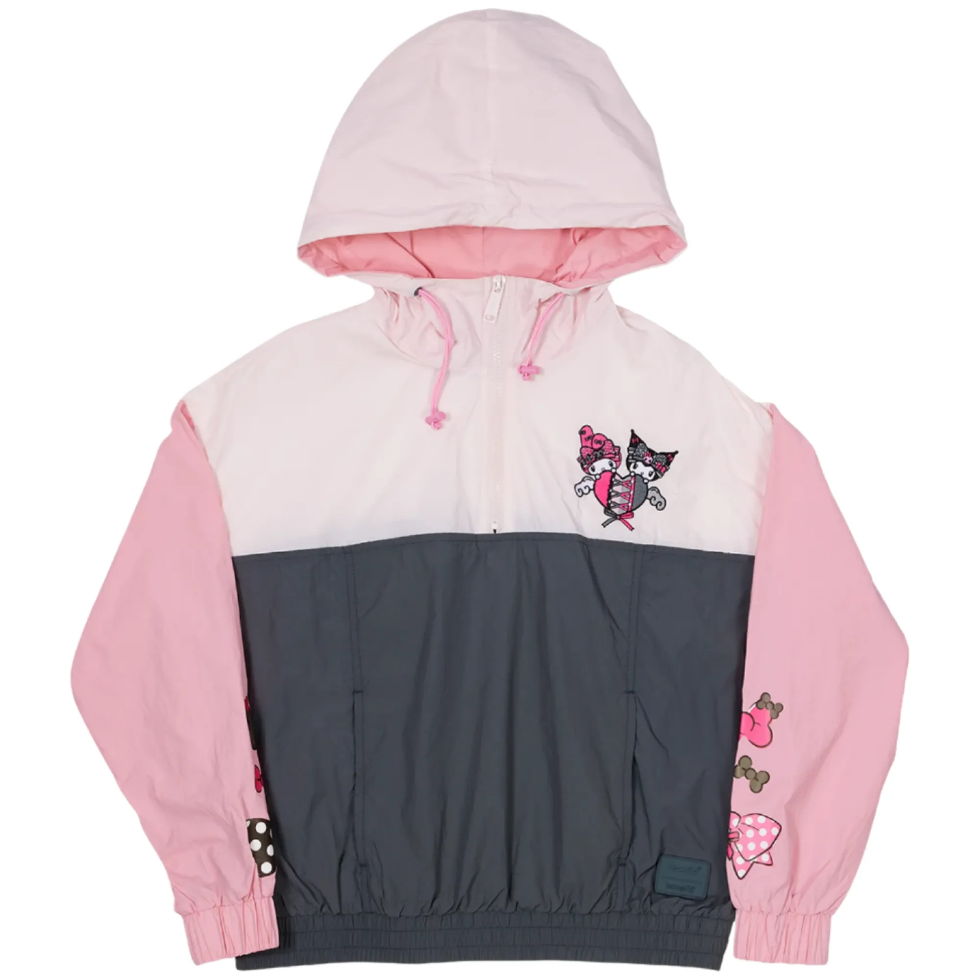Loungefly My Melody & Kuromi x Half-Zip Unisex Windbreaker Jacket