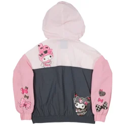 Loungefly My Melody & Kuromi x Half-Zip Unisex Windbreaker Jacket