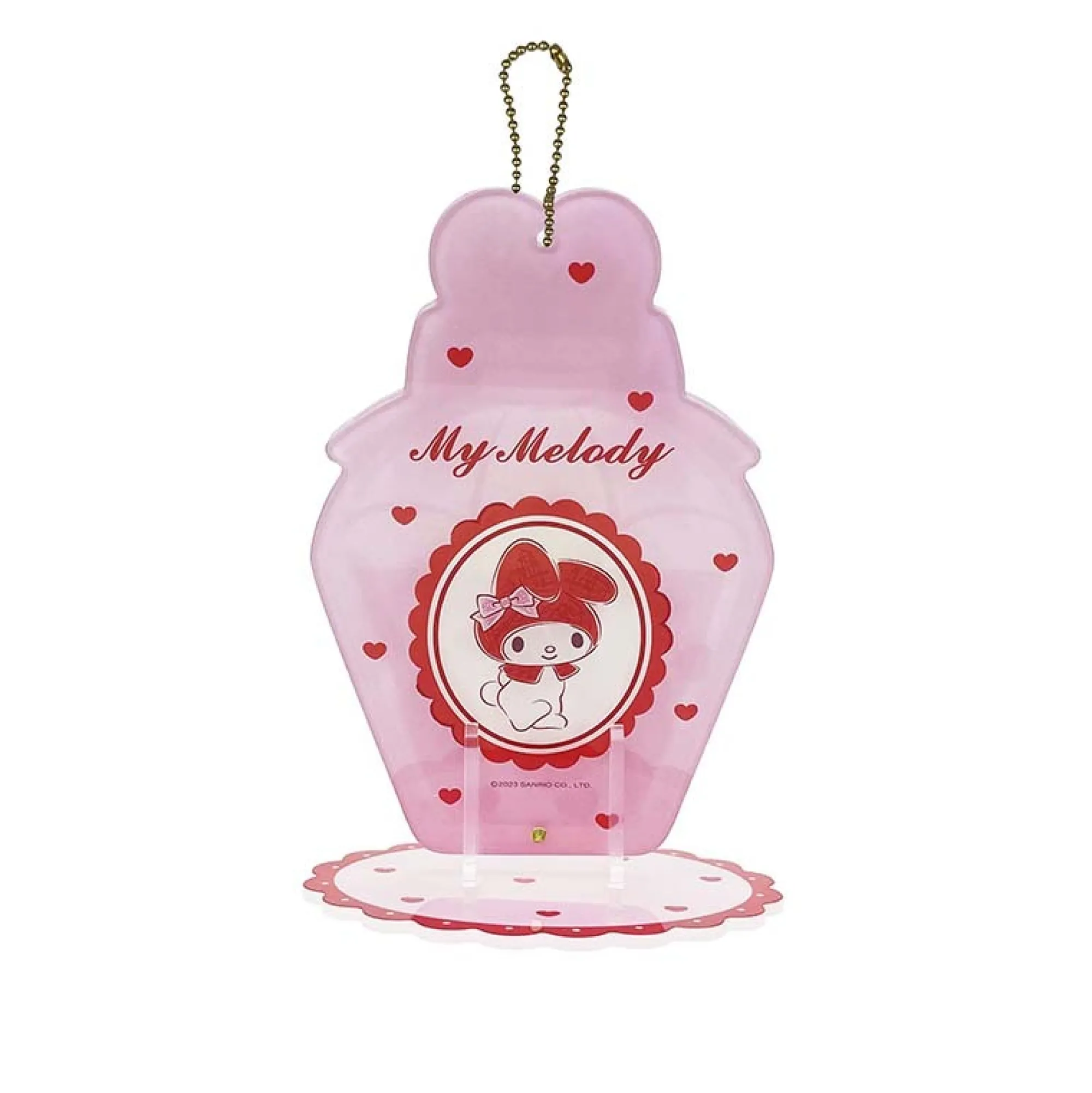 Global Original My Melody Acrylic Keychain and Stand (Classic Corduroy Series)