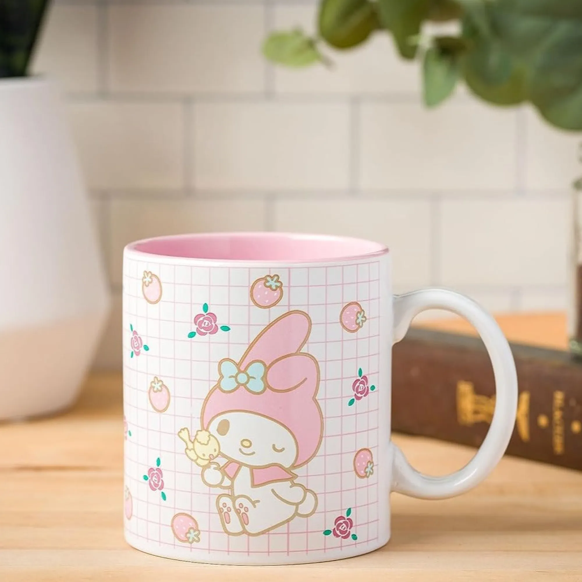 Silver Buffalo LLC My Melody All-Over Print Ceramic Mug (Sweet Things)