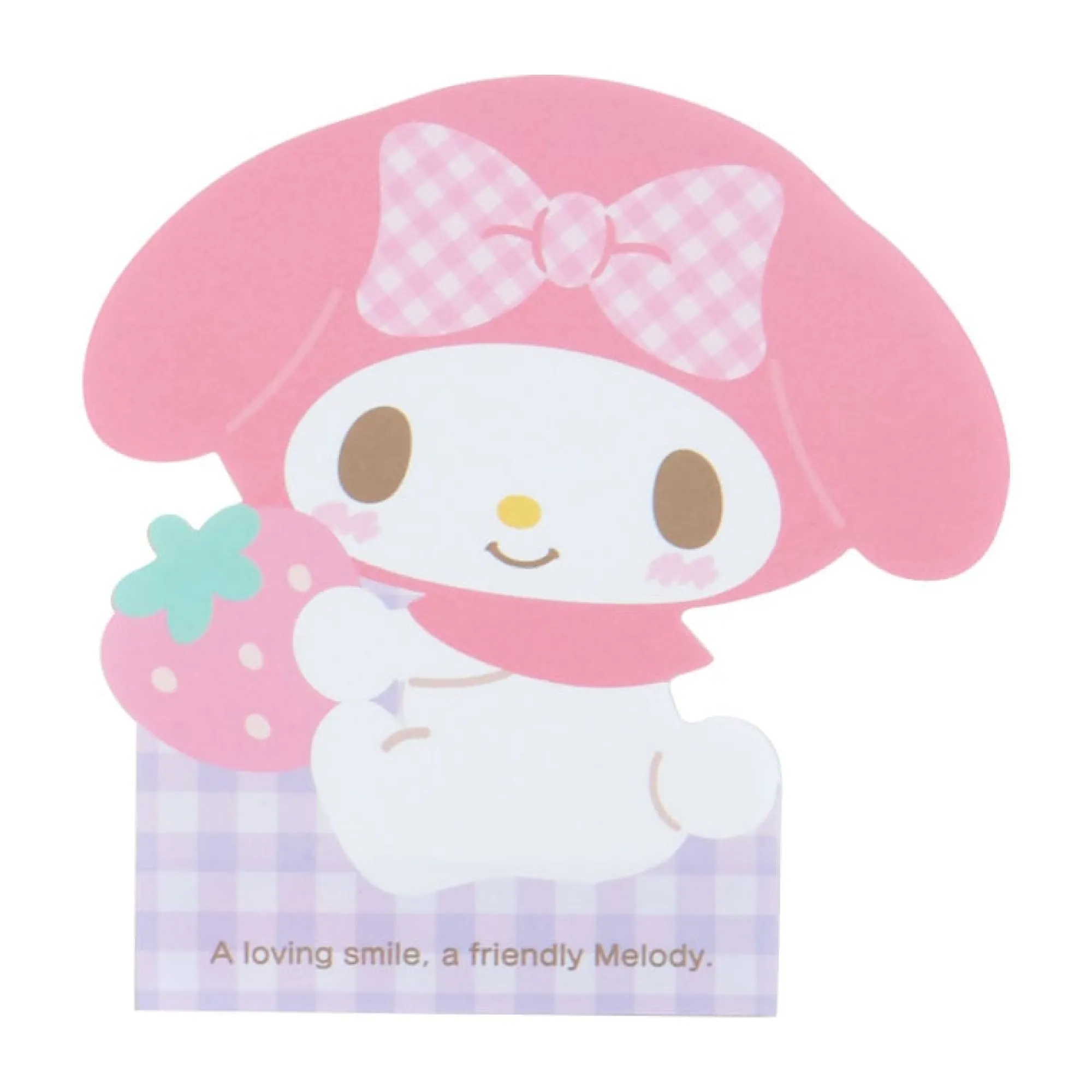 Japan Original My Melody Die-cut Memo Pad (Expressions)
