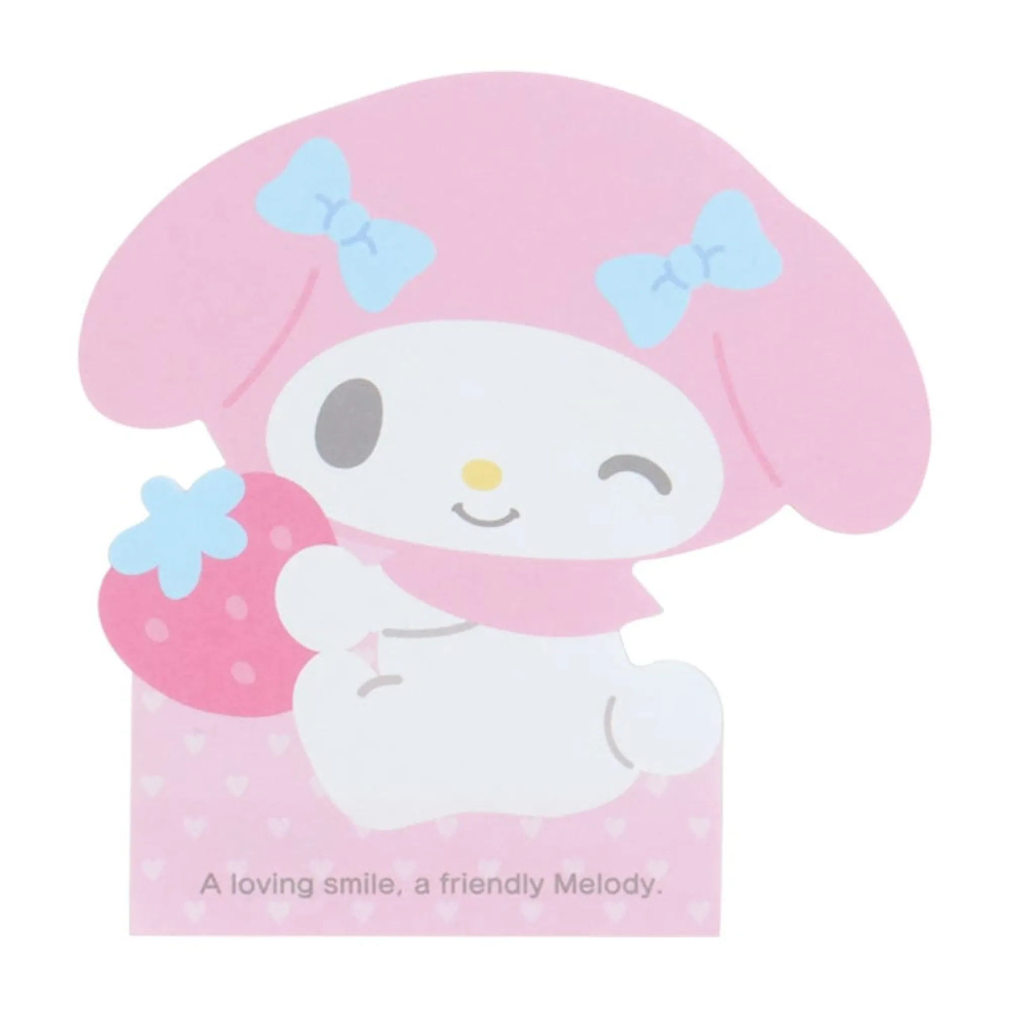 Japan Original My Melody Die-cut Memo Pad (Expressions)