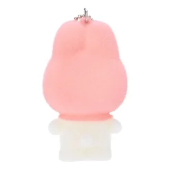 Japan Original My Melody Flocked Keychain Mascot
