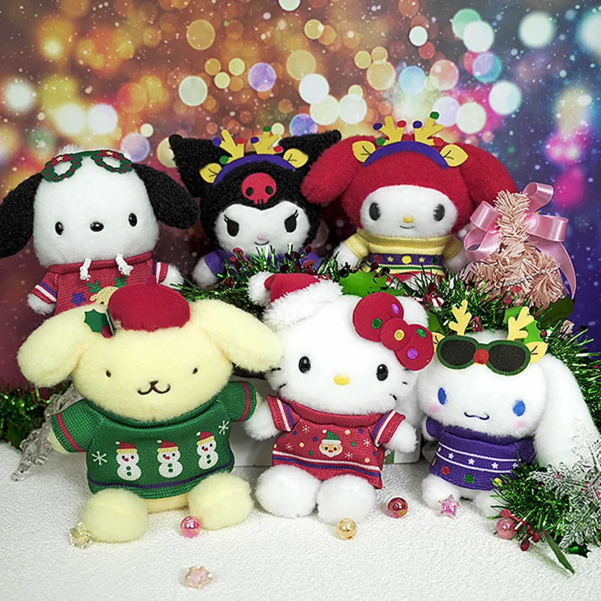 Japan Original My Melody Fuzzy Plush (Sweater Weather Series)