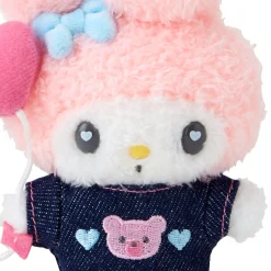 Japan Original My Melody Keychain Mascot Clip (Denim Patch Series)