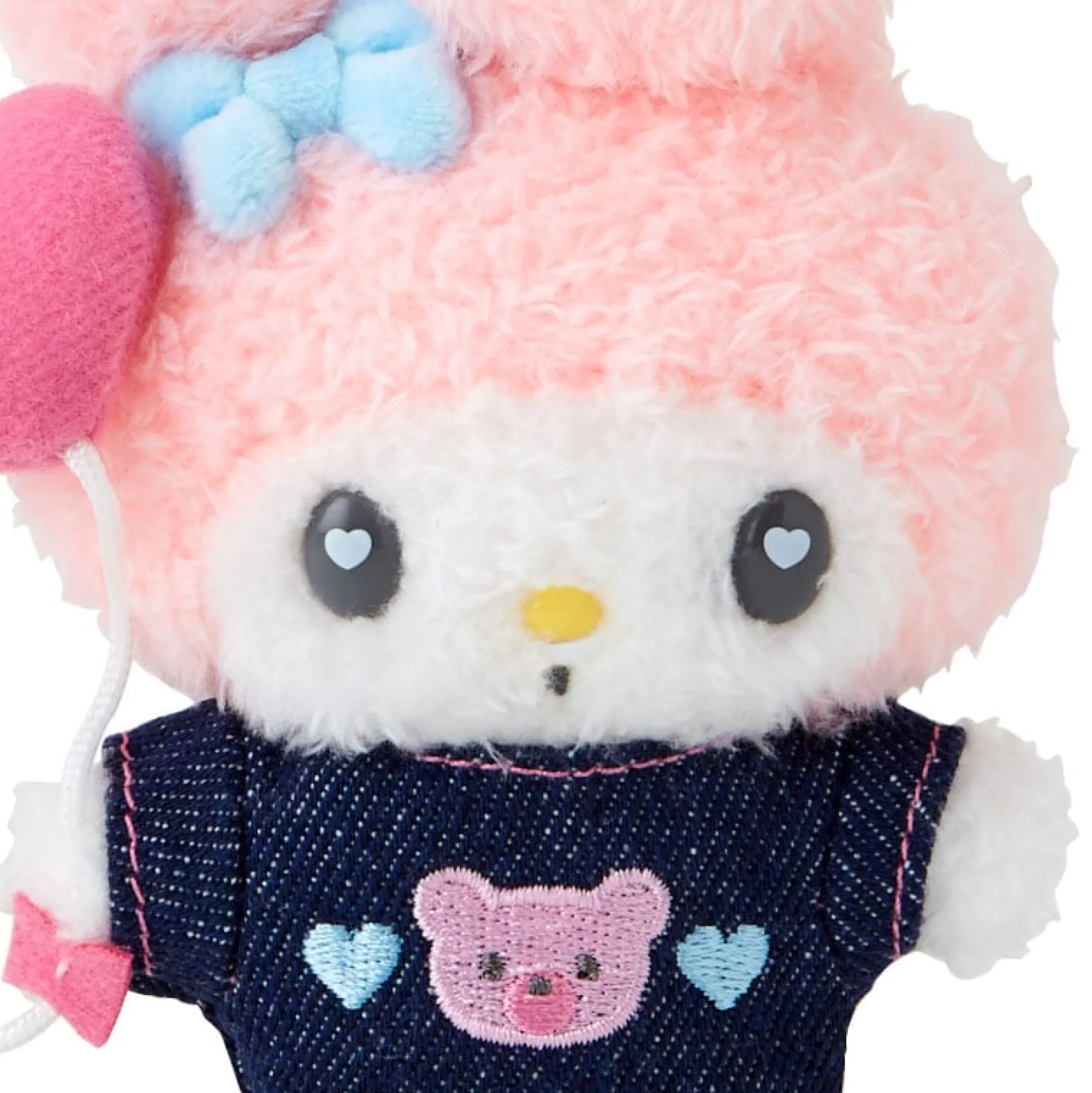 Japan Original My Melody Keychain Mascot Clip (Denim Patch Series)