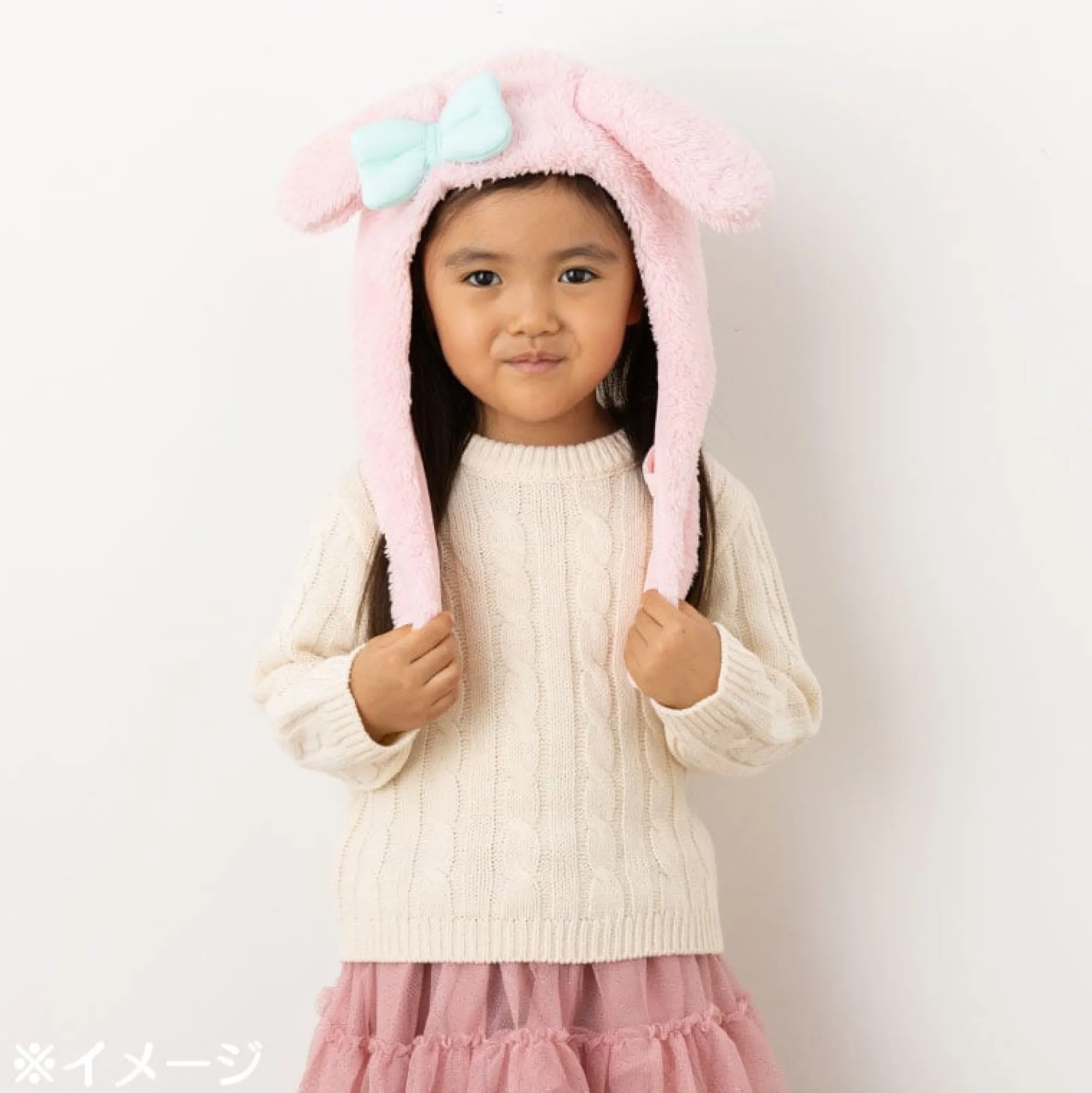 Kids Japan Original My Melody Kids Hooded Wrap Scarf