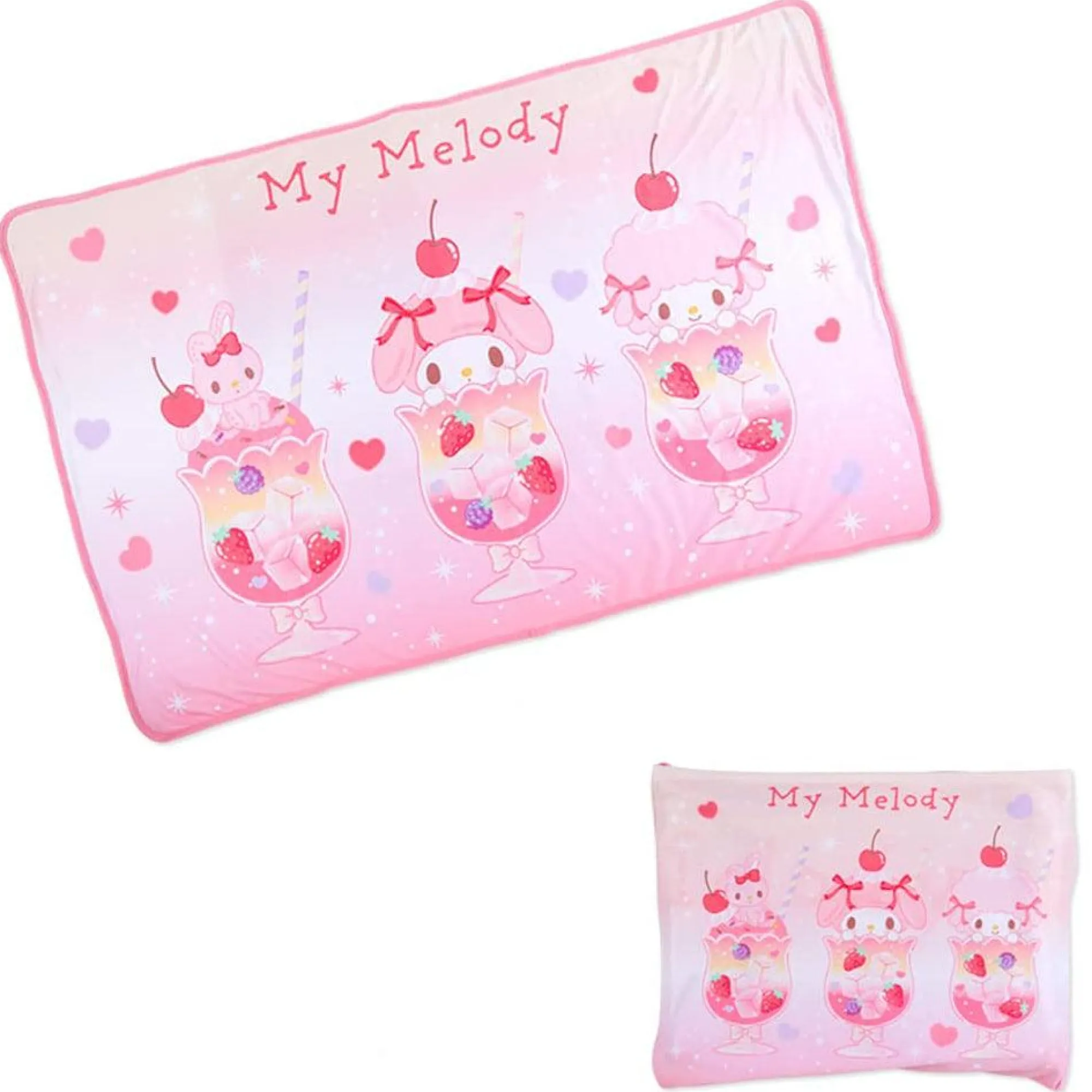 Japan Original My Melody Lap Blanket (Soda Float Series)