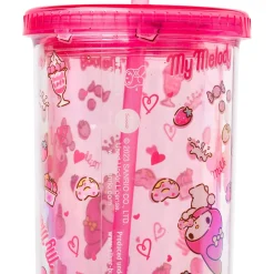 Silver Buffalo My Melody 20oz Strawberry Travel Tumbler
