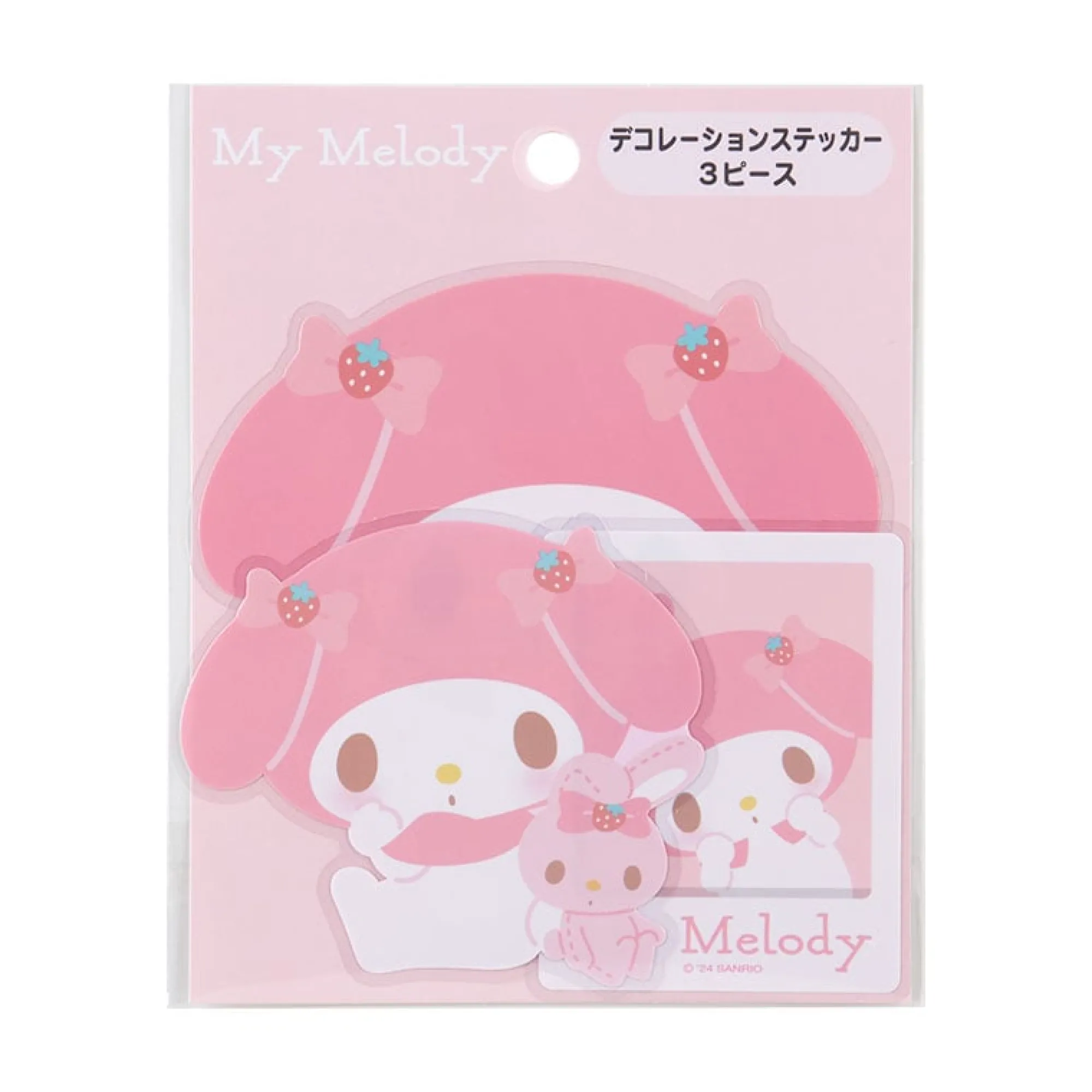 Japan Original My Melody 3-pc Dress Your Tech Sticker Set