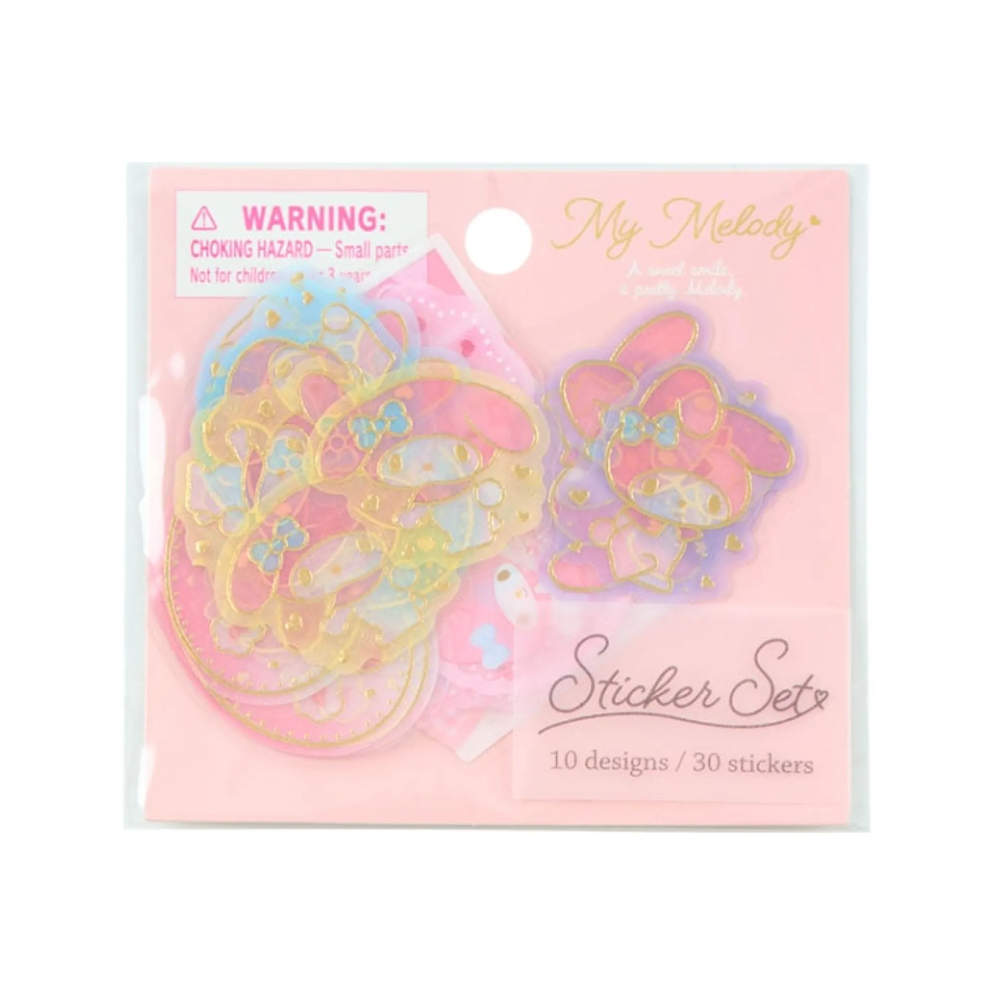 Japan Original My Melody 30-pc Mini Sticker Set