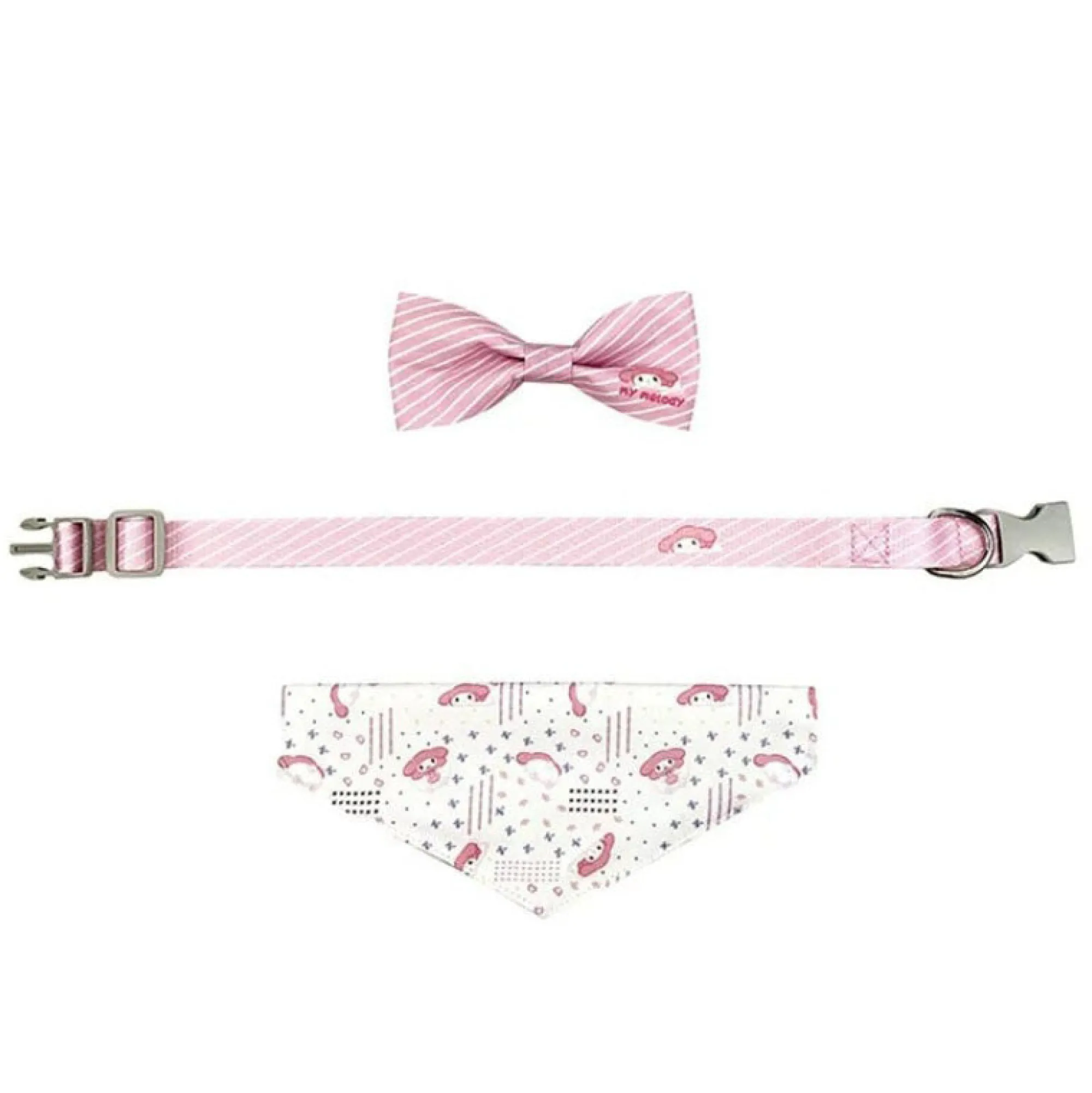 Global Original My Melody Pet Collar Set (Sanrio Pet Collection)