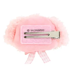 Japan Original My Melody Plush Hair Clip (Gingham Bow)