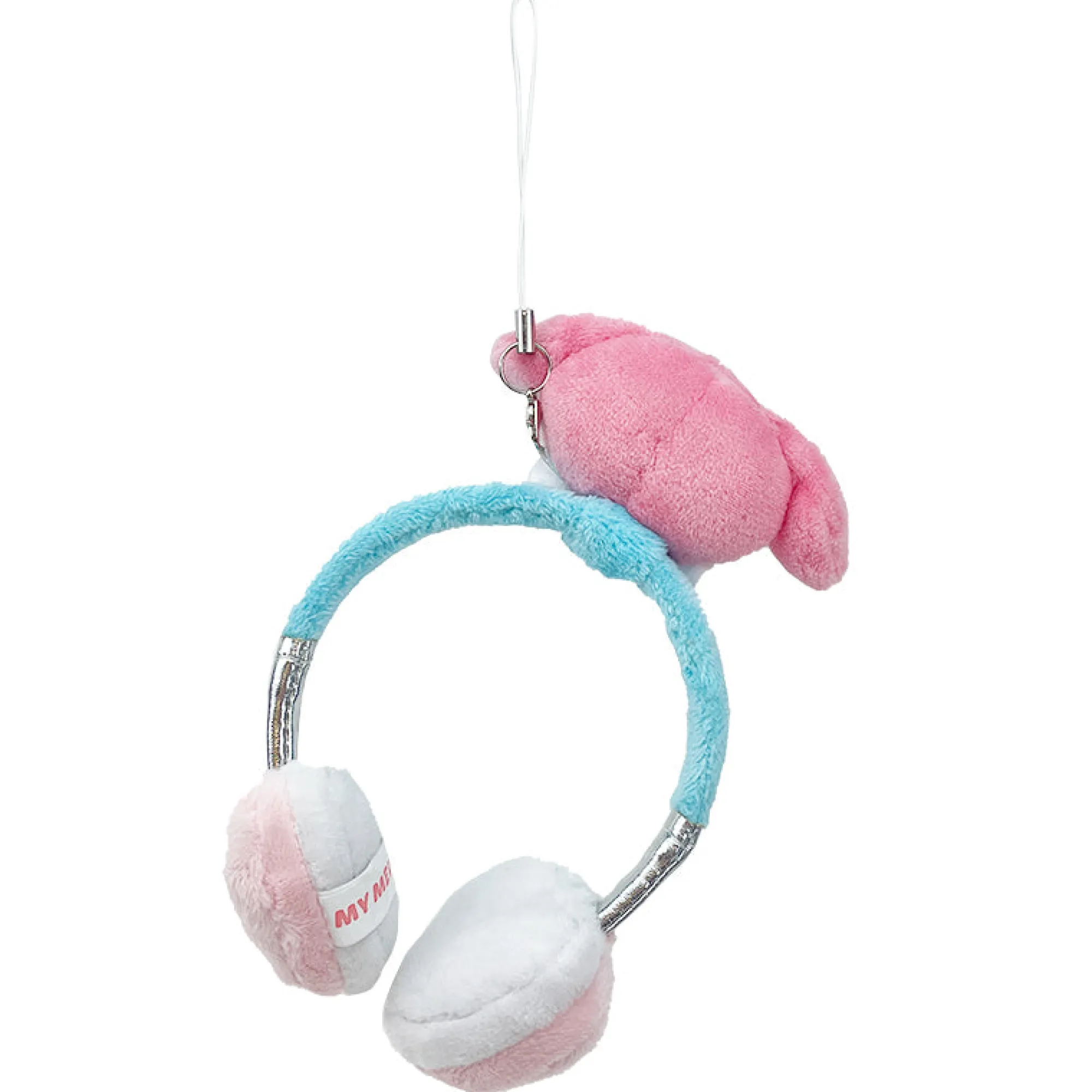 Global Original My Melody Plush Headphones Bag Charm