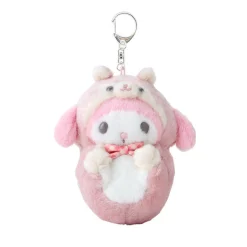Japan Original My Melody Plush Keychain Mascot (Fauna Friends Series)