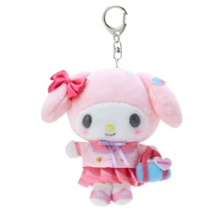 Japan Original My Melody Plush Mascot Keychain (Sanrio Academy Series)