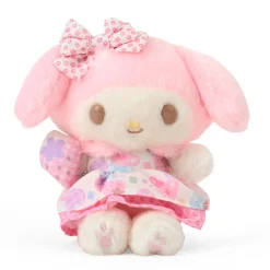 Japan Original My Melody Plush Mascot Keychain (Retro Pastel Series)