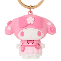 Japan Original My Melody Signature Keychain (Sakura Petals Series)