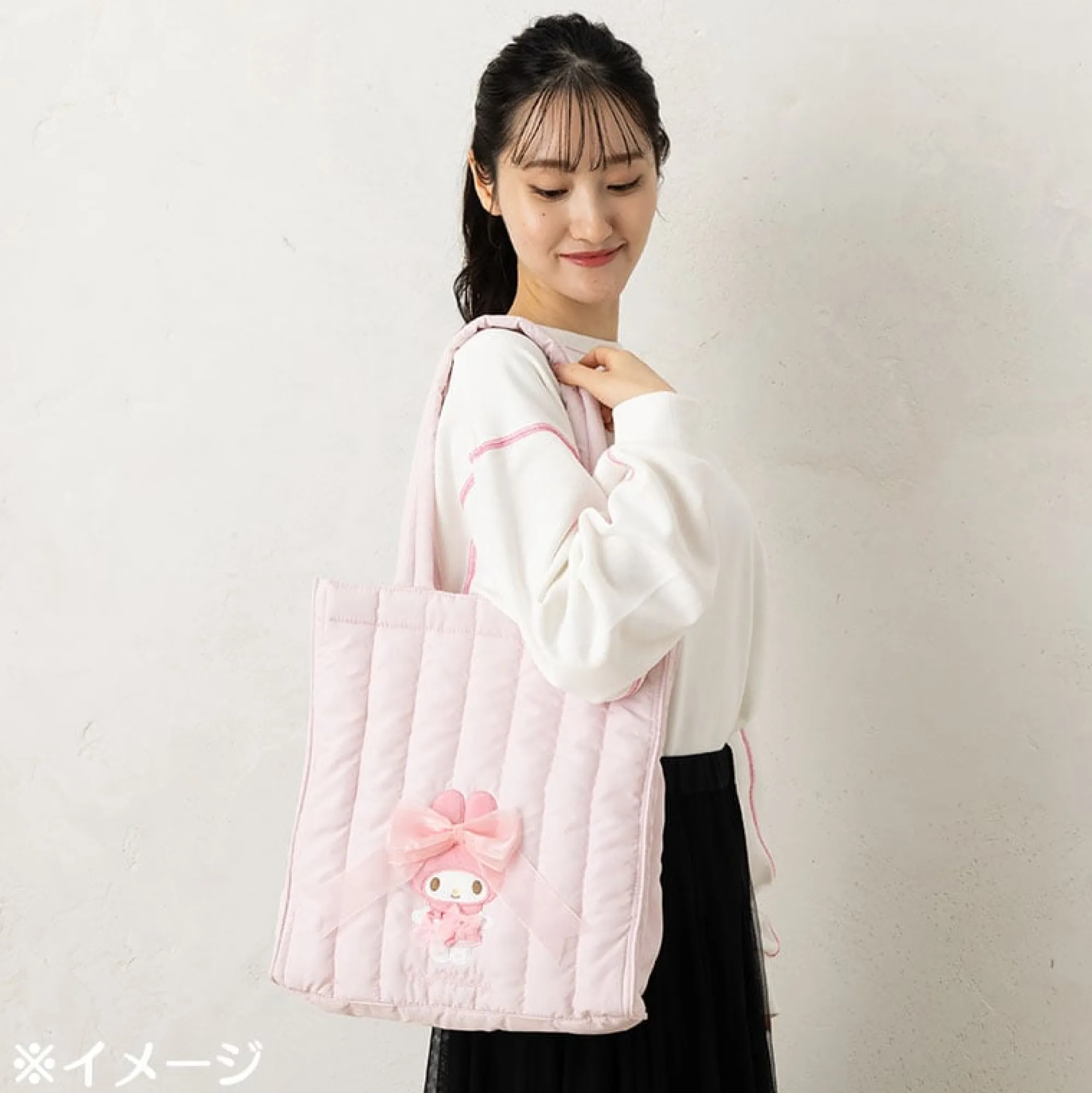Japan Original My Melody Tote Bag (50th Anniv. Ribbon Series)