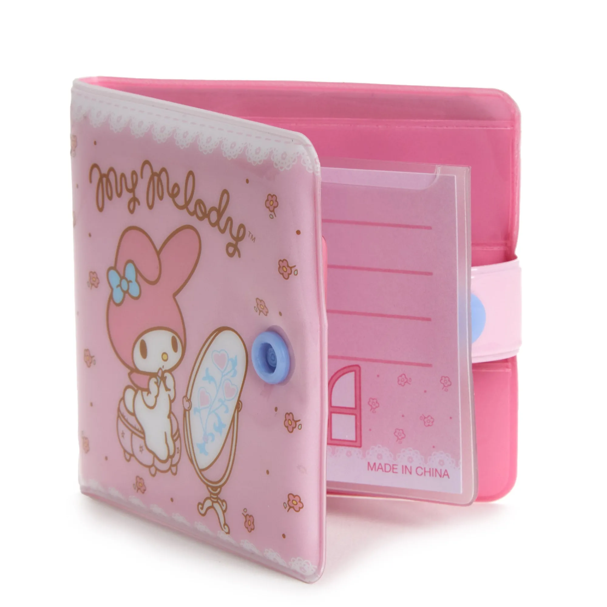 HUNET GLOBAL CREATIONS INC My Melody Vinyl Snap Wallet