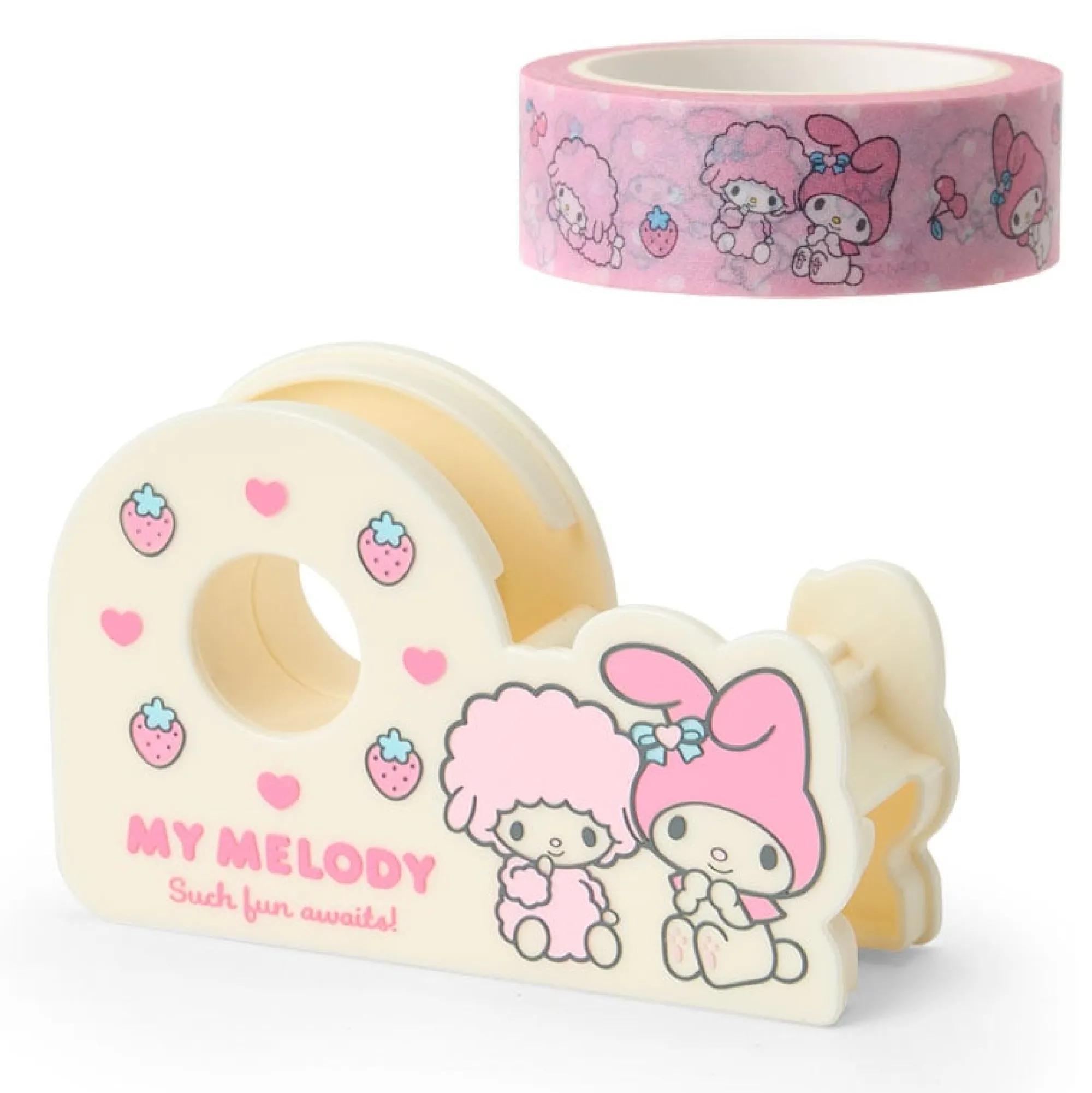 Japan Original My Melody Washi Tape and Dispenser Set (Sanrio Forever Series)
