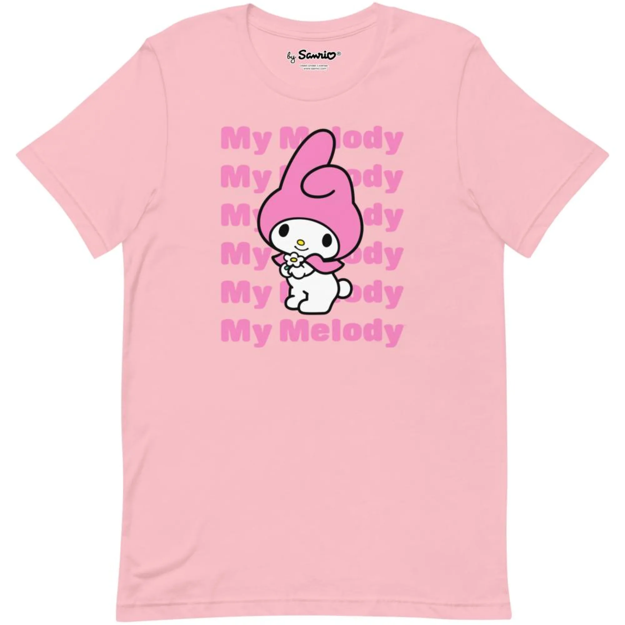 Printful My Melody Watashi Wa T-Shirt (Pink)