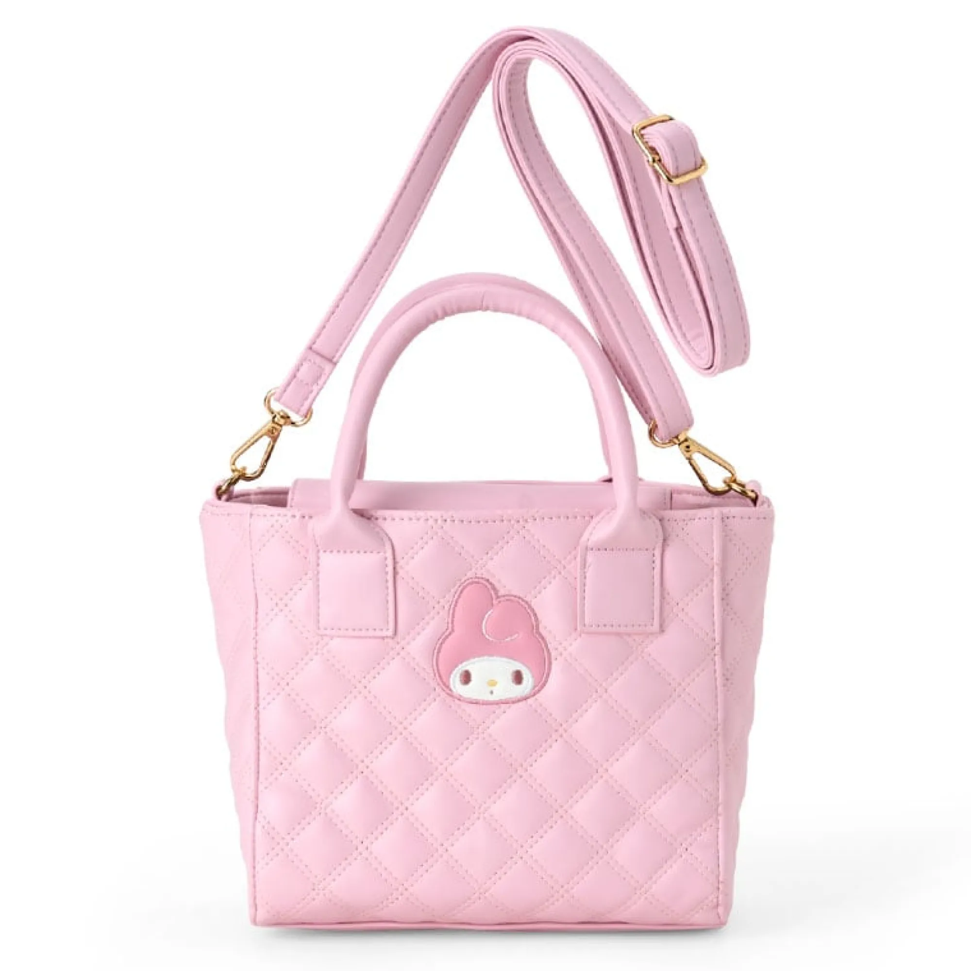 Japan Original My Melody 2-Way Mini Quilted Tote Bag