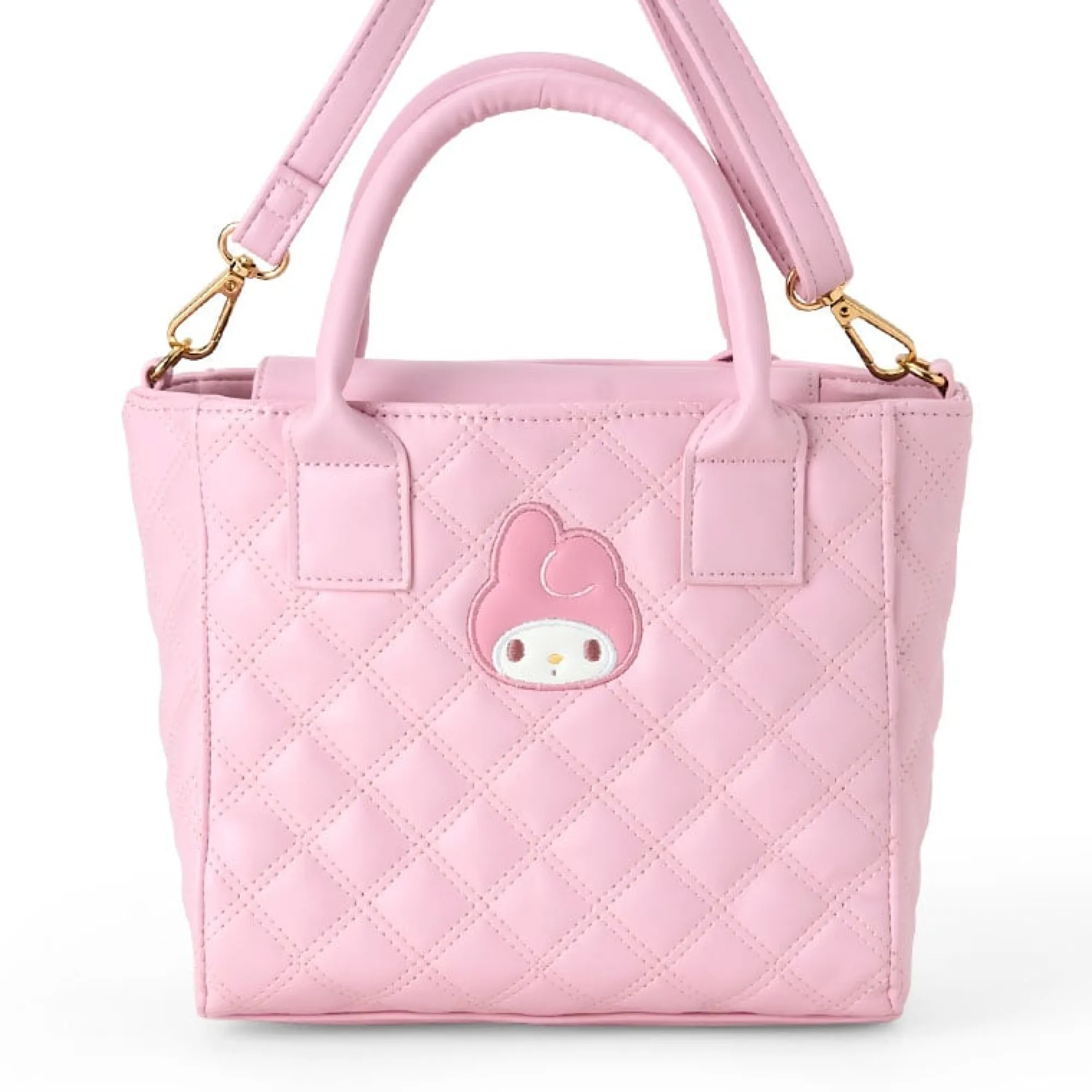 Japan Original My Melody 2-Way Mini Quilted Tote Bag