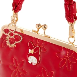 Global Original My Melody 2-Way Quilted Kiss Knob Handbag