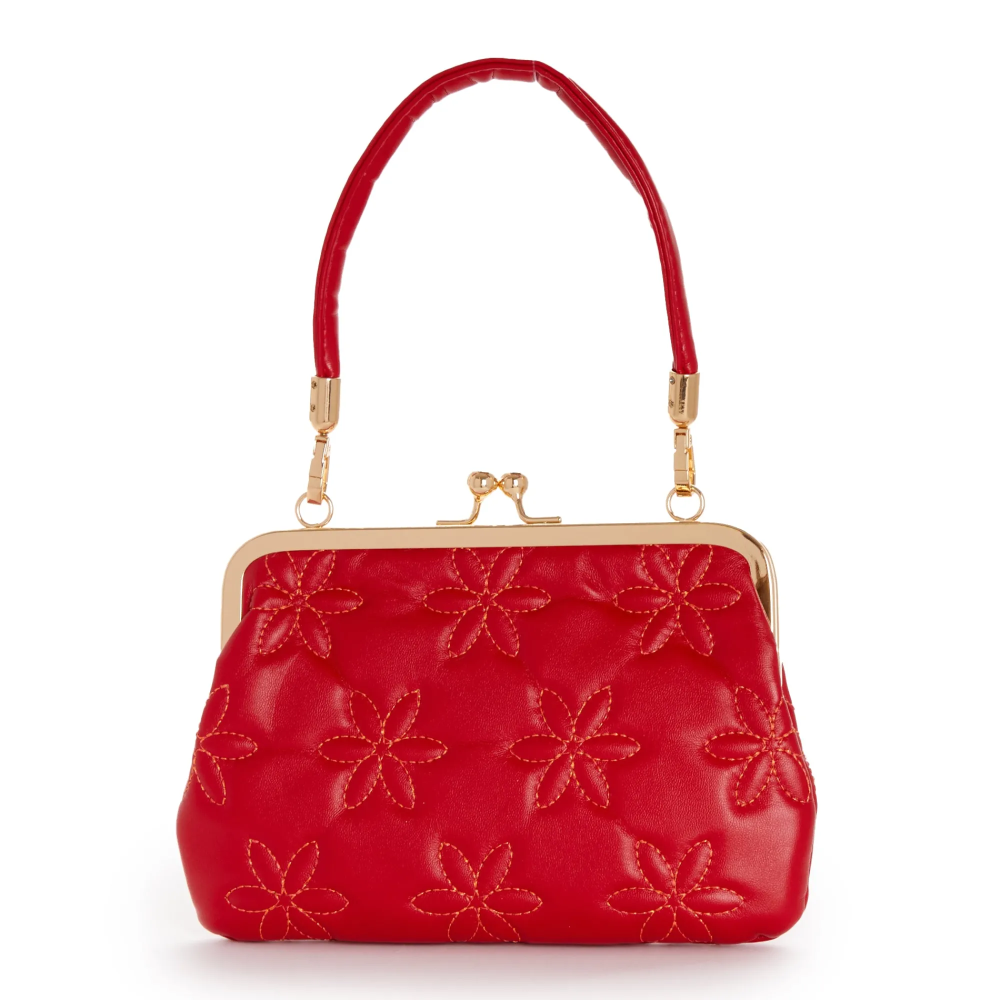 Global Original My Melody 2-Way Quilted Kiss Knob Handbag