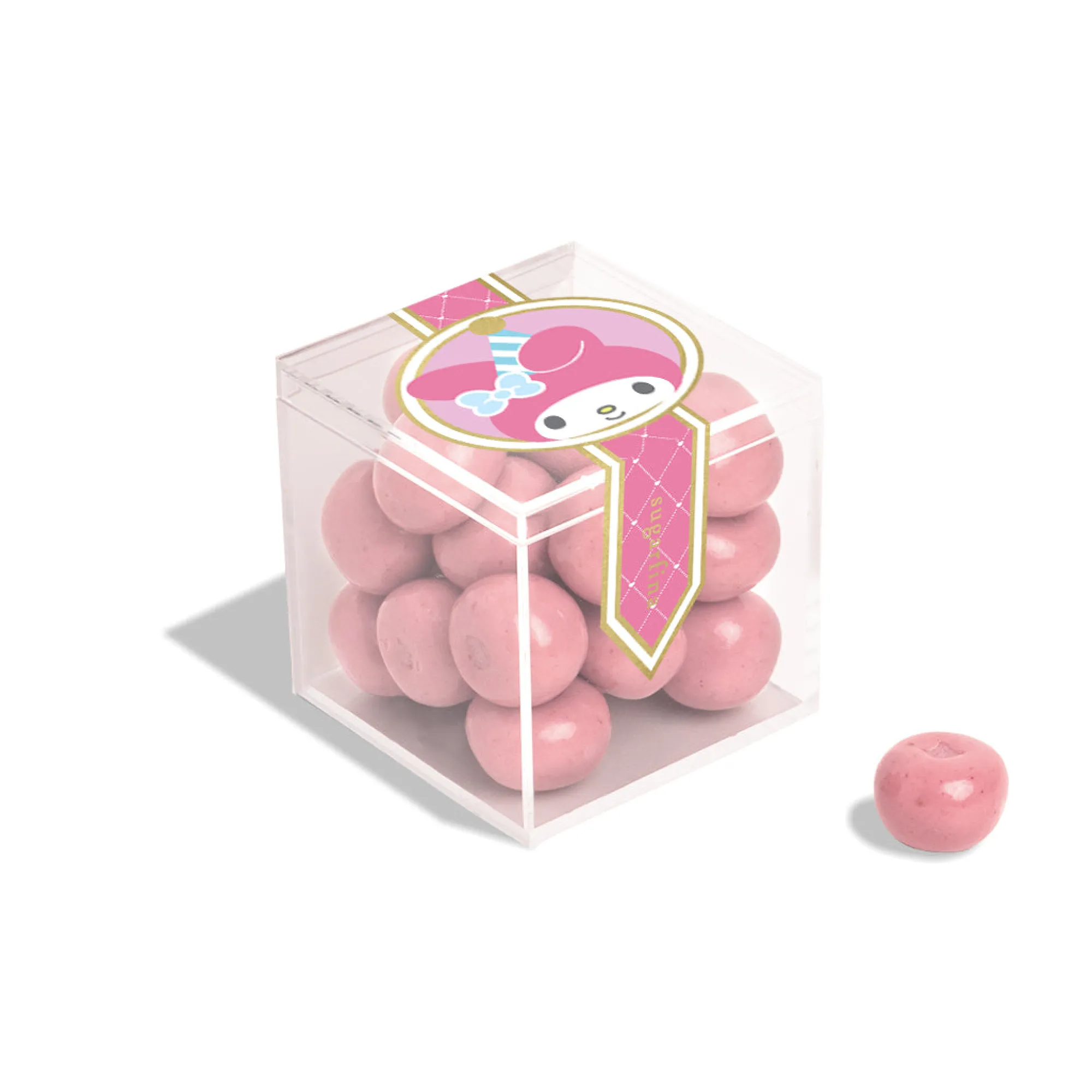 SUGARFINA My Melody x 50th Anniversary Strawberry Milk Cookies (Small Candy Cube)