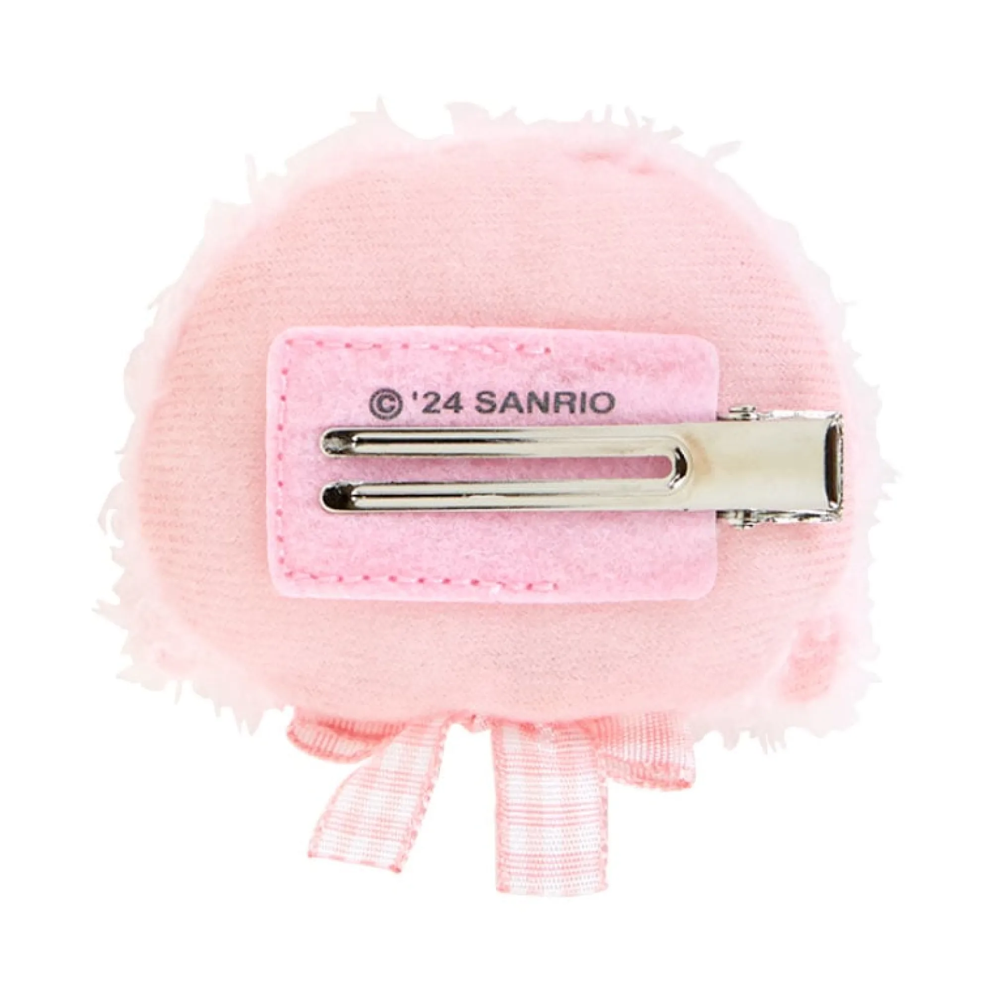 Japan Original My Sweet Piano Plush Hair Clip (Gingham Bow)