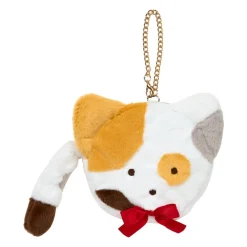 Japan Original Noranekoland Plush Mini Face Pouch (Sanrio Cat Club Series)