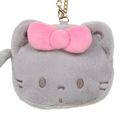 Japan Original Nya Ni Nyu Nye Nyon Plush Mini Face Pouch (Sanrio Cat Club Series)
