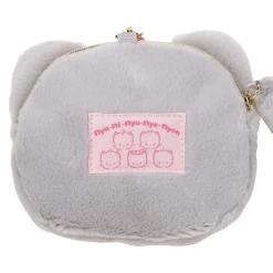 Japan Original Nya Ni Nyu Nye Nyon Plush Mini Face Pouch (Sanrio Cat Club Series)