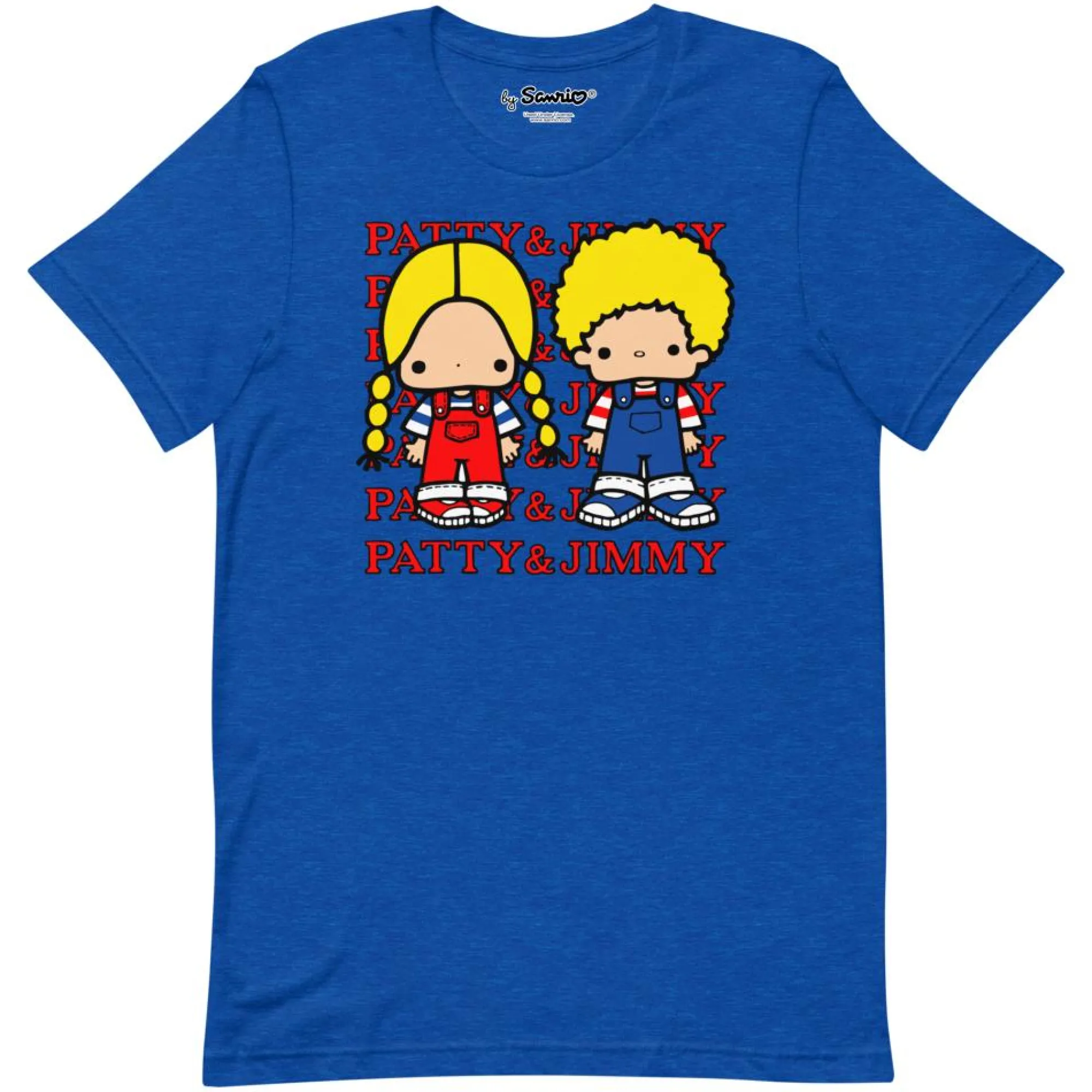 Printful Patty & Jimmy Watashi Wa T-Shirt (Blue)