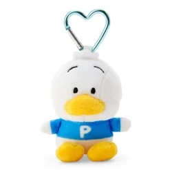 Japan Original Pekkle Plush Mascot All My Heart Keychain