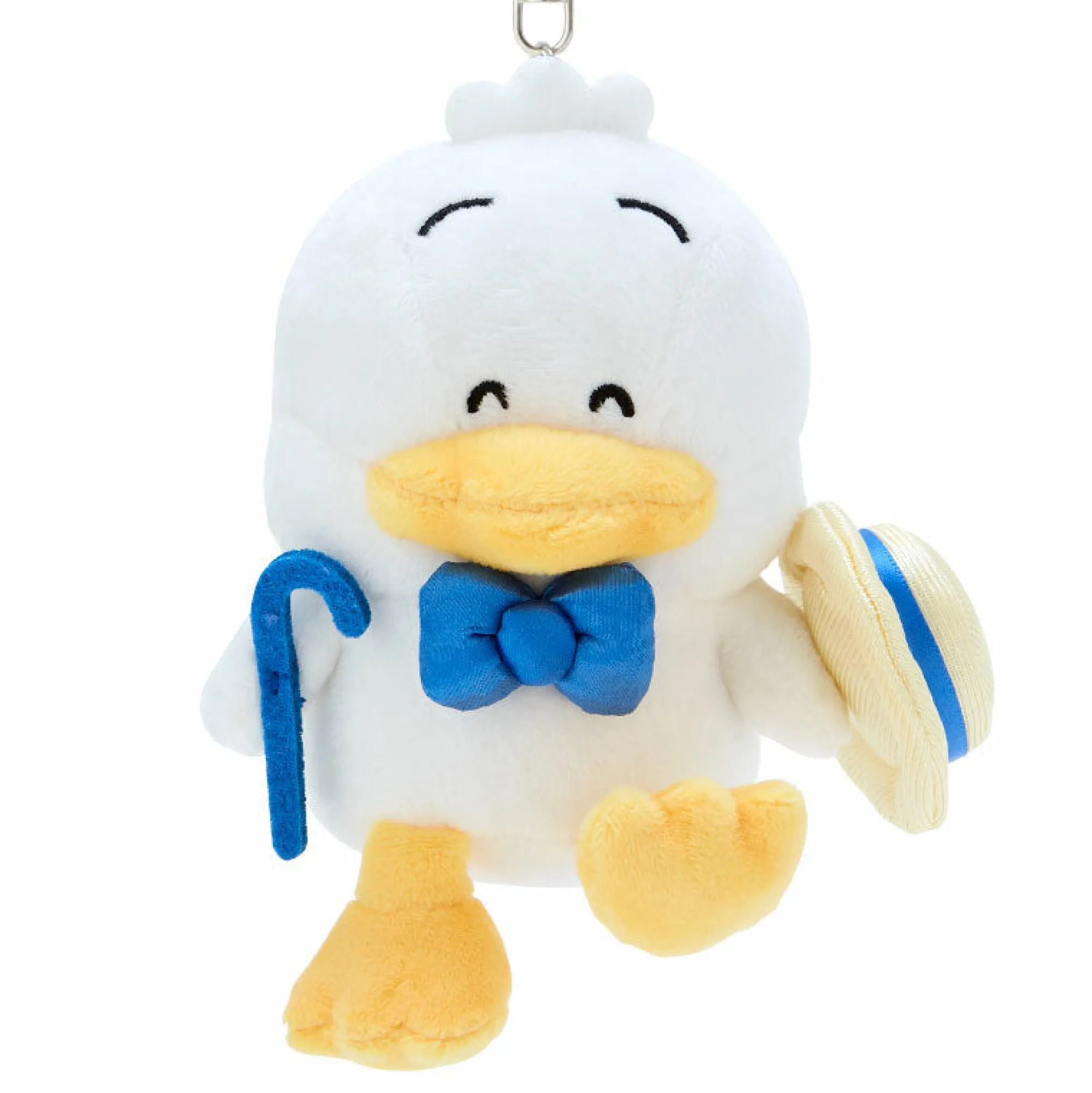 Japan Original Pekkle Plush Mascot Keychain (Happy Song and Dance Series)