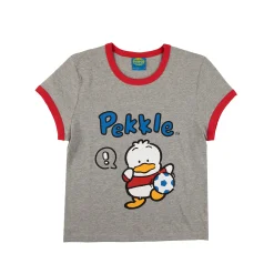 BIOWORLD Pekkle x Dumbgood Ringer Baby Tee