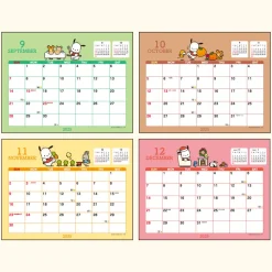 Japan Original Pochacco 2025 Desk Calendar