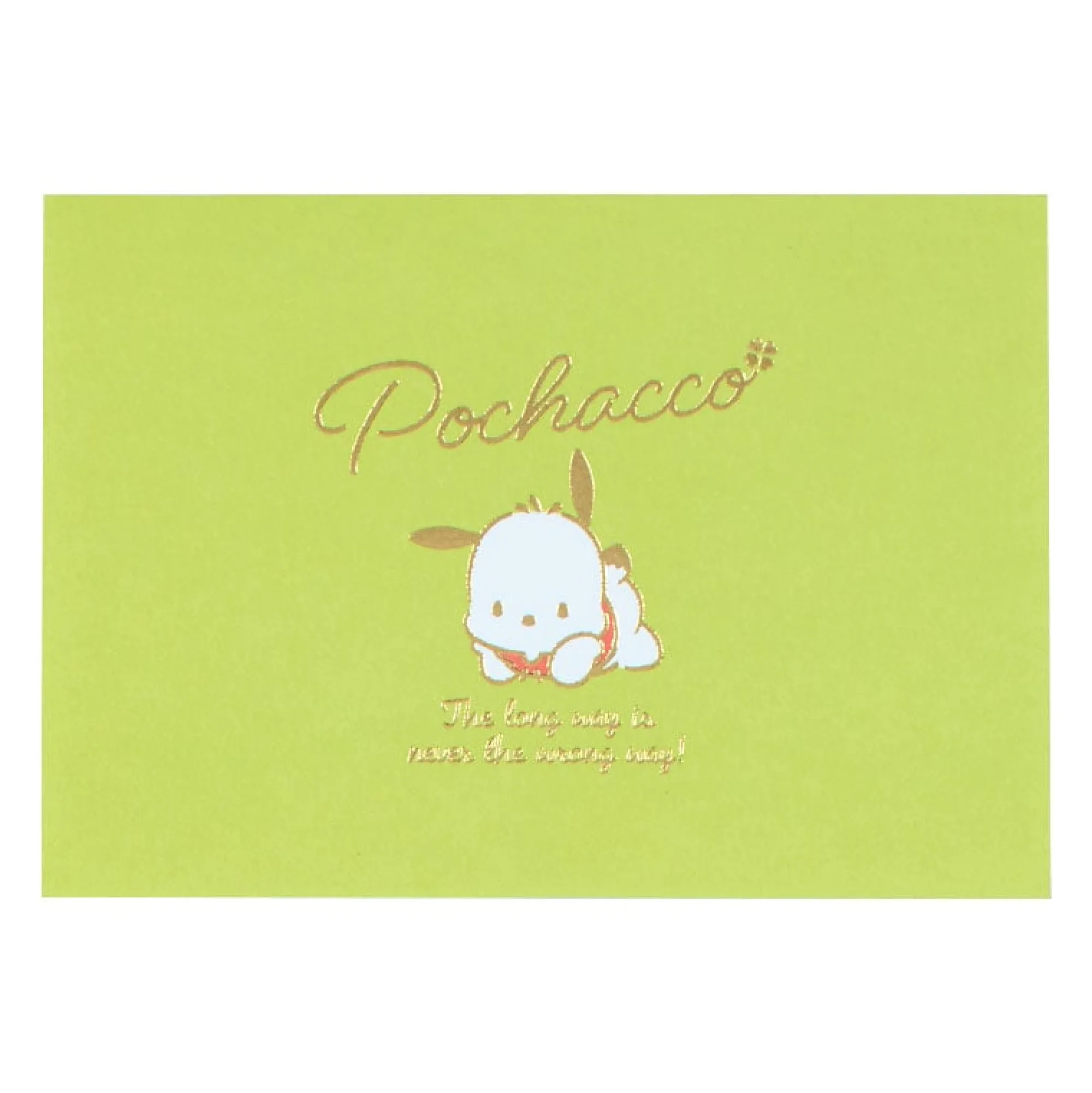 Japan Original Pochacco Classic Mini Memo Pad