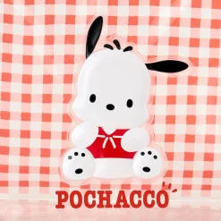 Japan Original Pochacco Clear Gingham Zipper Pouch