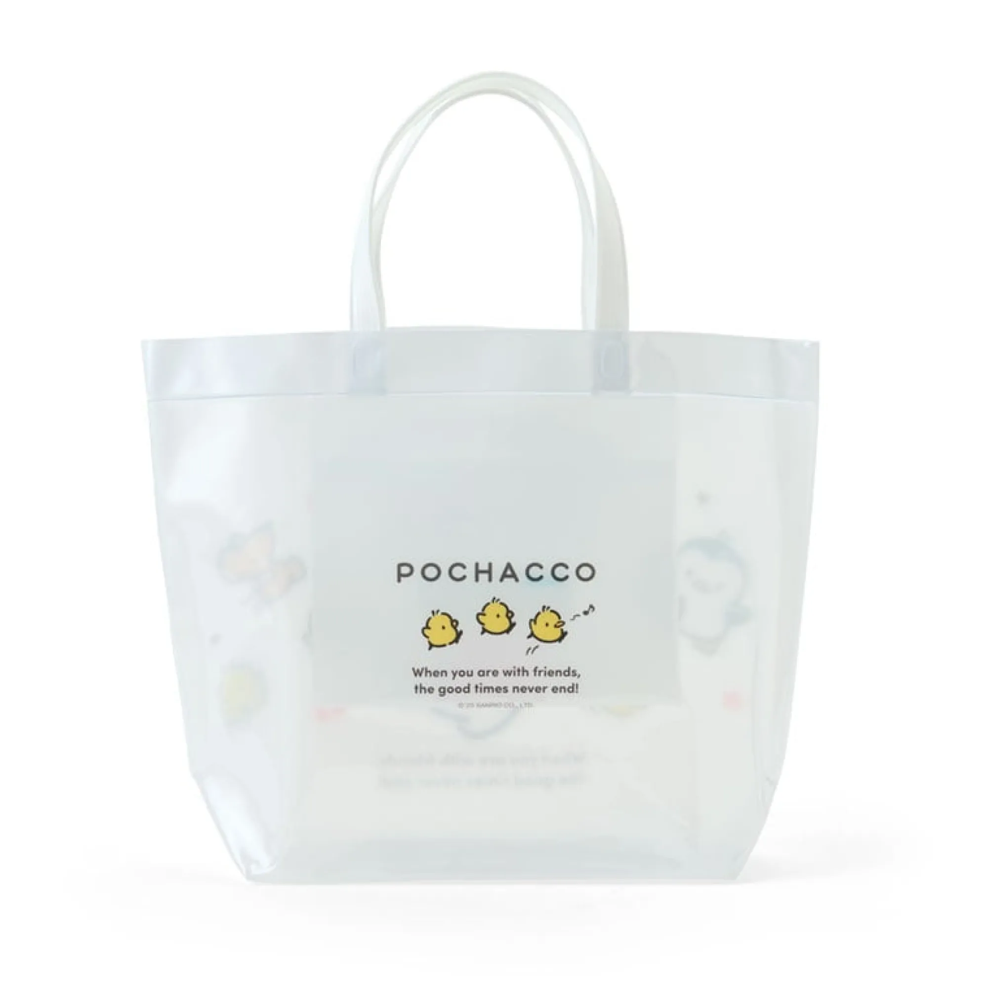 Japan Original Pochacco Clear Vinyl Tote Bag
