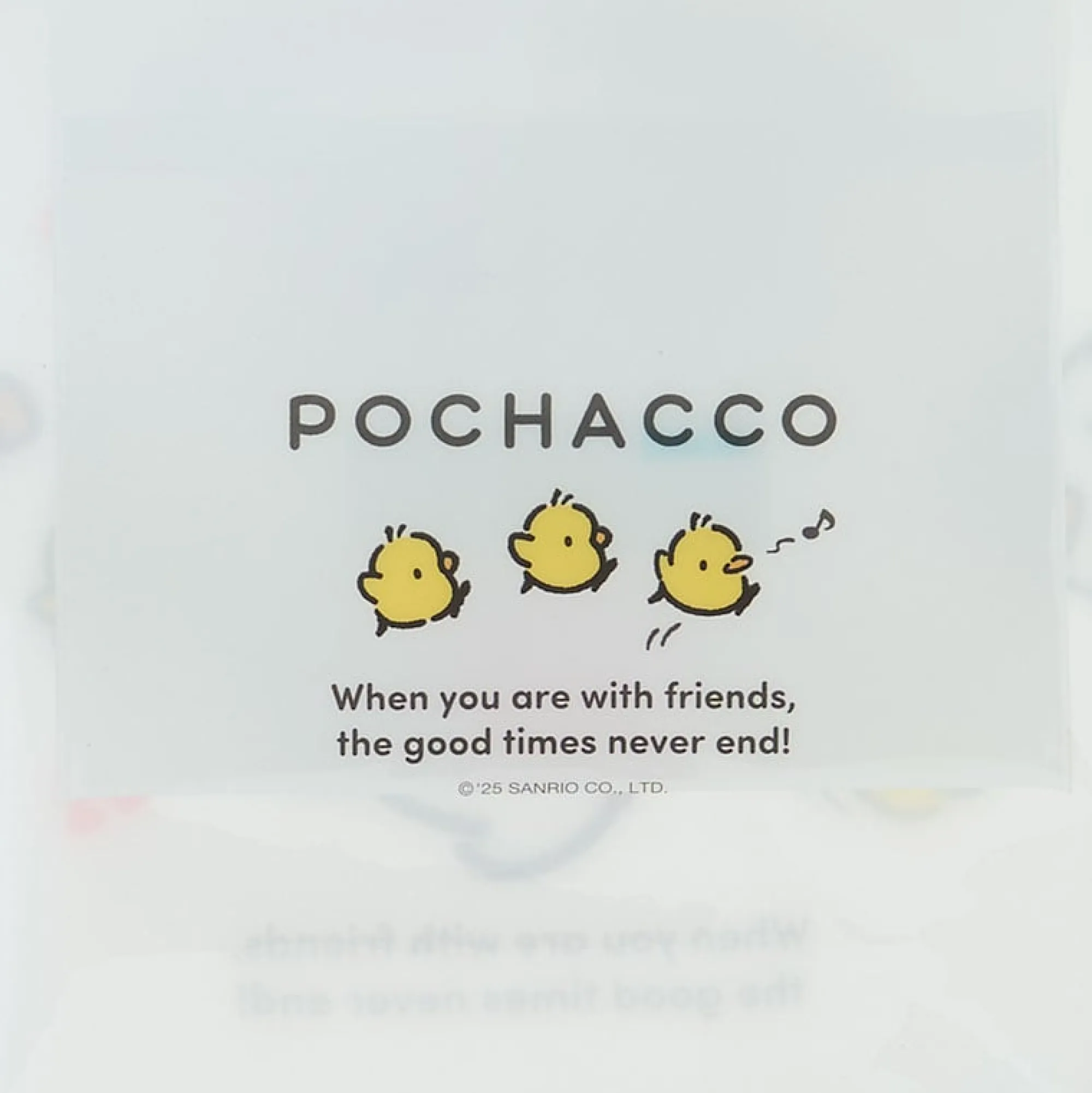 Japan Original Pochacco Clear Vinyl Tote Bag