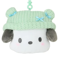 Japan Original Pochacco Cozy Cap Mascot Clip Pouch