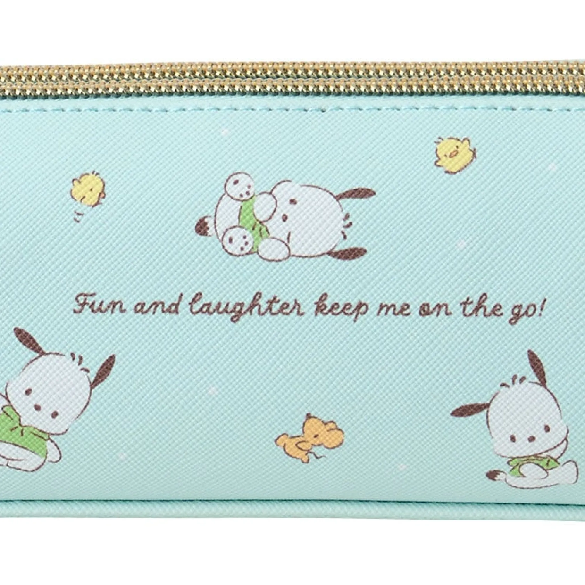 Japan Original Pochacco Dual Compartment Pencil Pouch